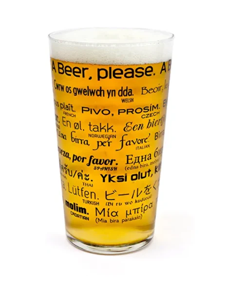 Verre à pinte de bière