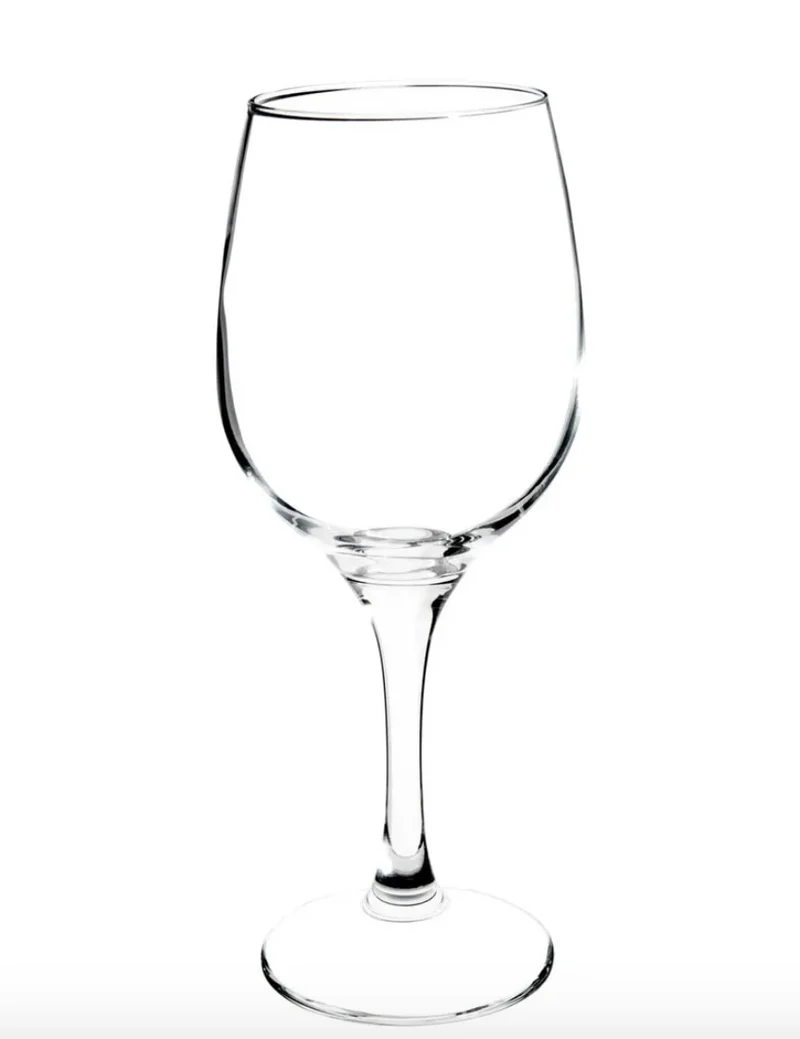 Verre à vin rouge en verre