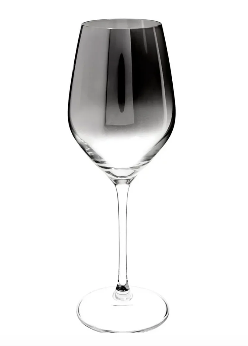 Verre à vin chromé