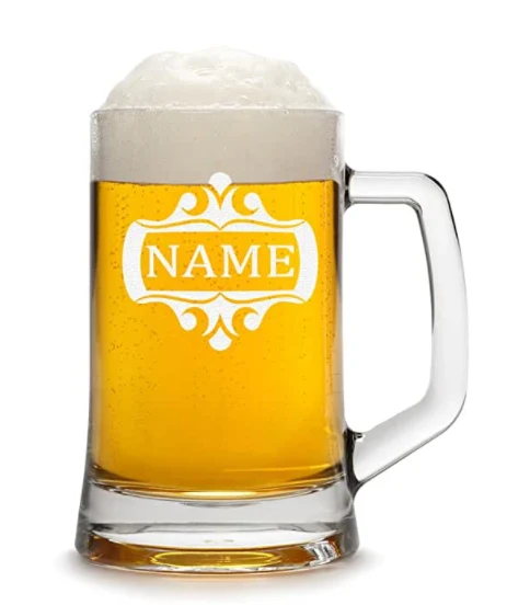 Chope de Bière gravée