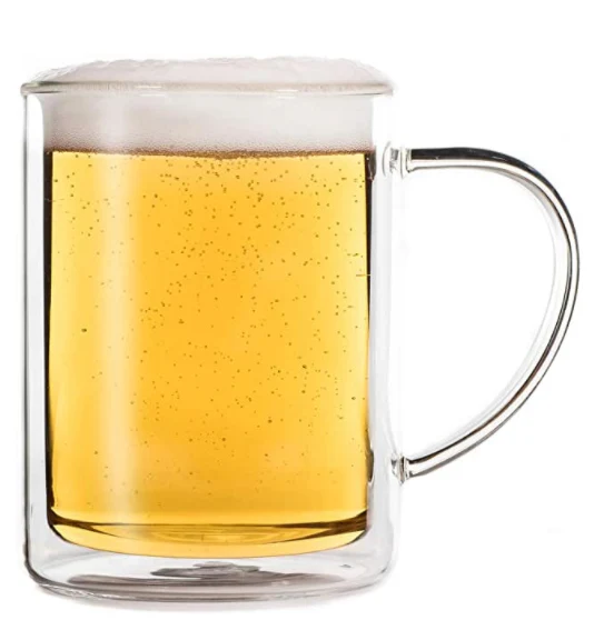 Chope à bière à double paroi