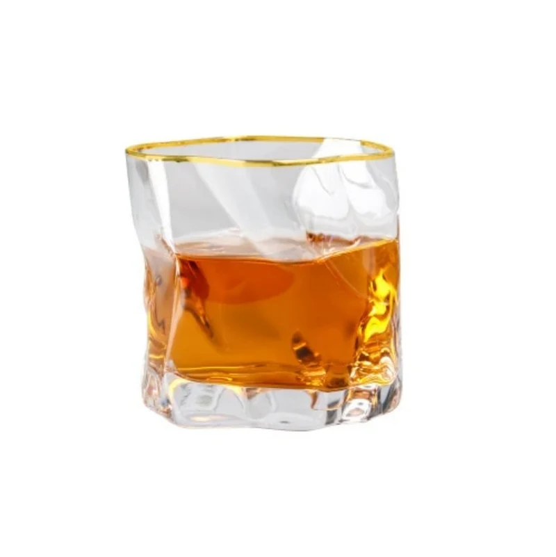 Verre à whisky or