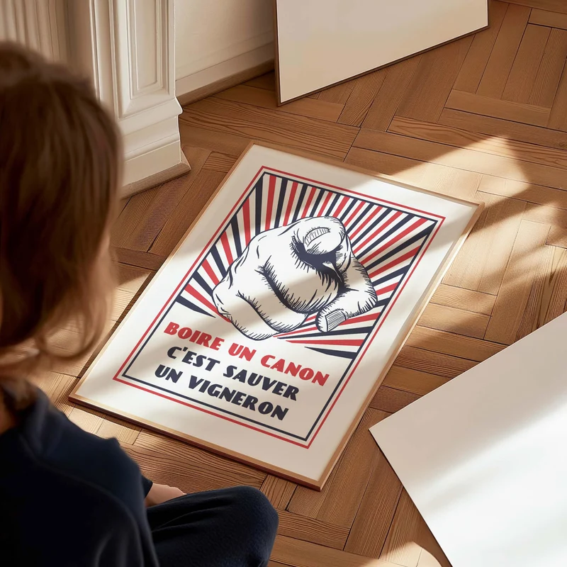 Affiche Boire un canon