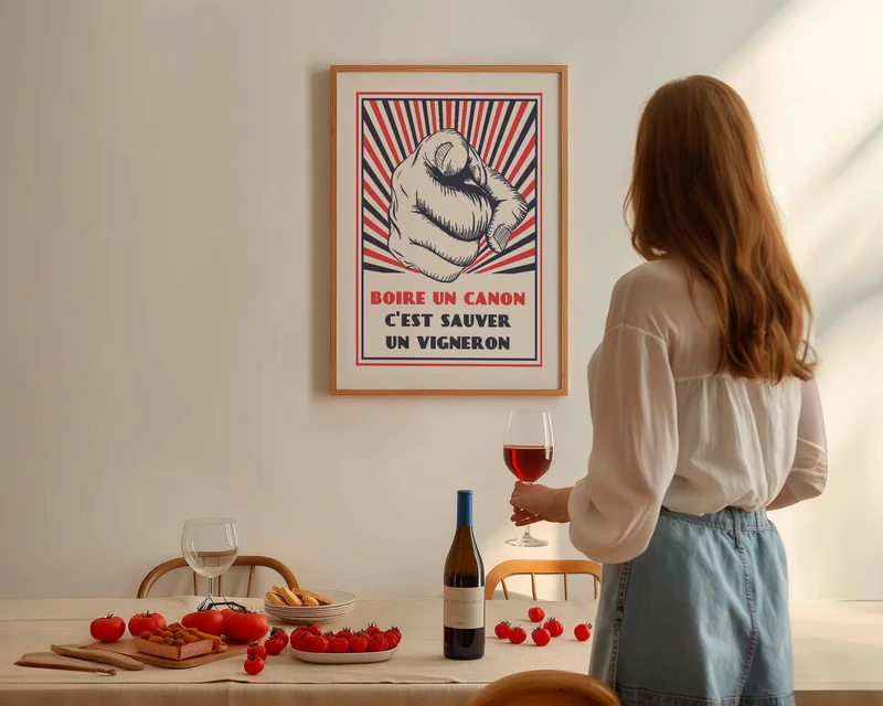 Affiche Boire un canon