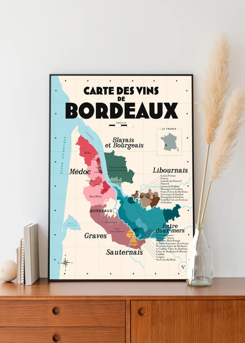 Pack complet 13 affiches XXL 50x70 cm - Les Vins de France 👉-30%