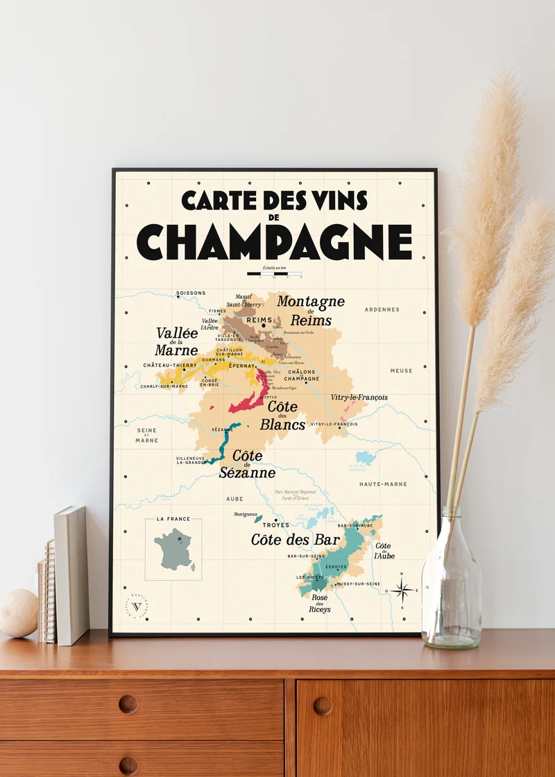 Pack complet 13 affiches XXL 50x70 cm - Les Vins de France 👉-30%