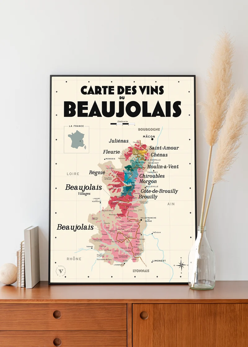 Pack complet 13 affiches XXL 50x70 cm - Les Vins de France 👉-30%