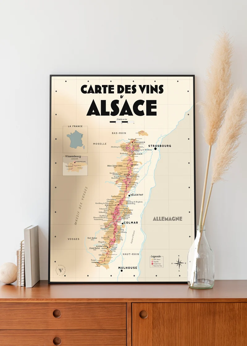 Pack complet 13 affiches XXL 50x70 cm - Les Vins de France 👉-30%