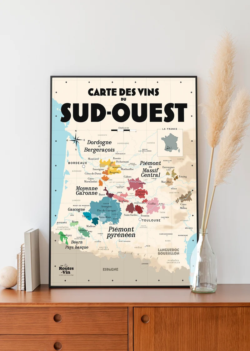 Pack complet 13 affiches XXL 50x70 cm - Les Vins de France 👉-30%