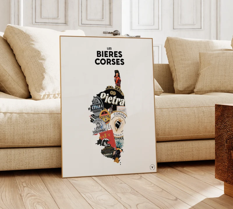Carte des Bières corses