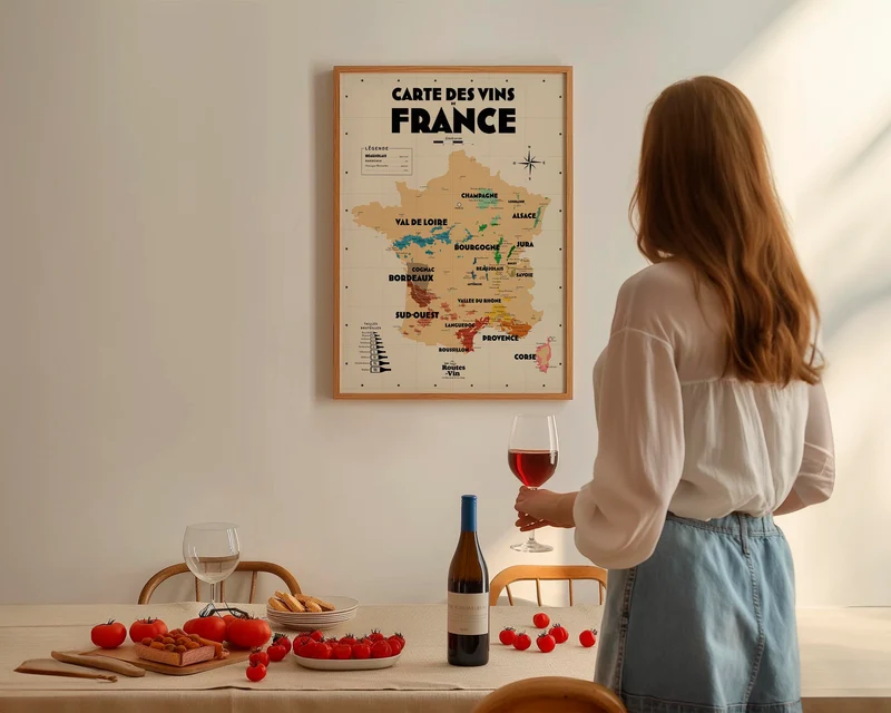 Carte des vins de France