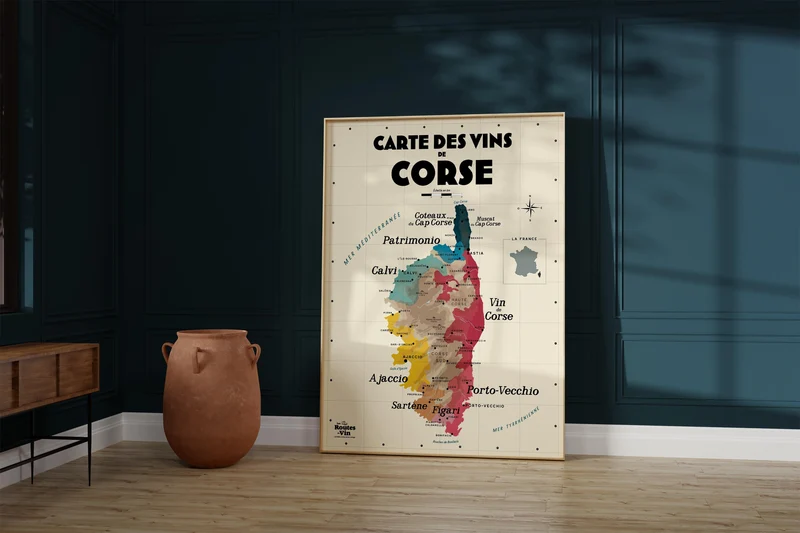 Carte des vins de Corse