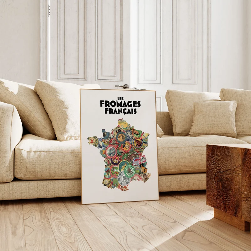 Carte de France des Fromages