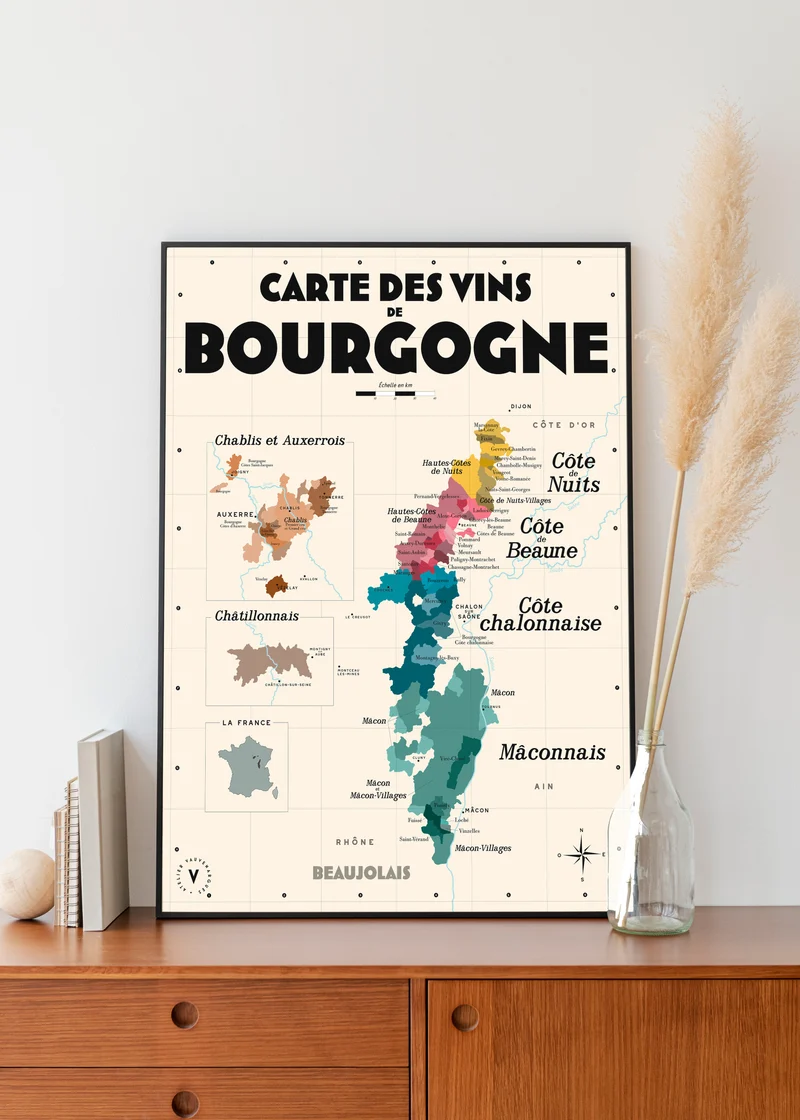 Pack complet 13 affiches 30x40 cm - Les Vins de France 👉-25%
