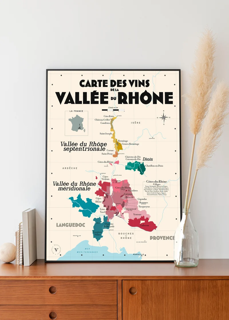 Pack complet 13 affiches 30x40 cm - Les Vins de France 👉-25%