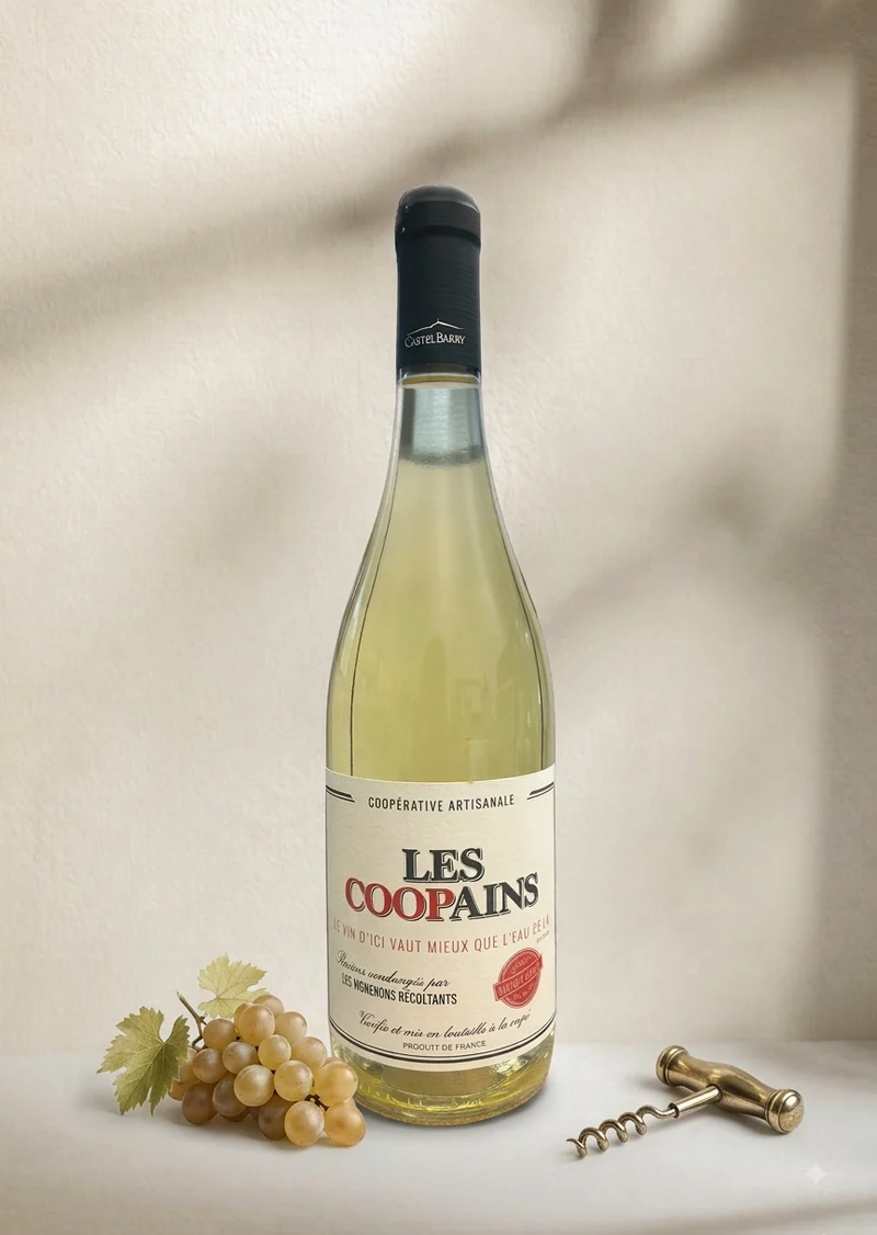 Les Coopains Blanc - Castelbarry - vin de France