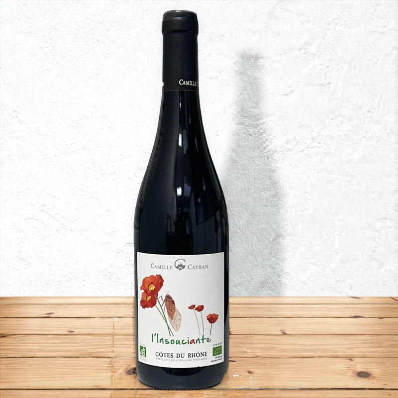 Côtes du Rhône - Camille Cayran BIO - l'insouciante