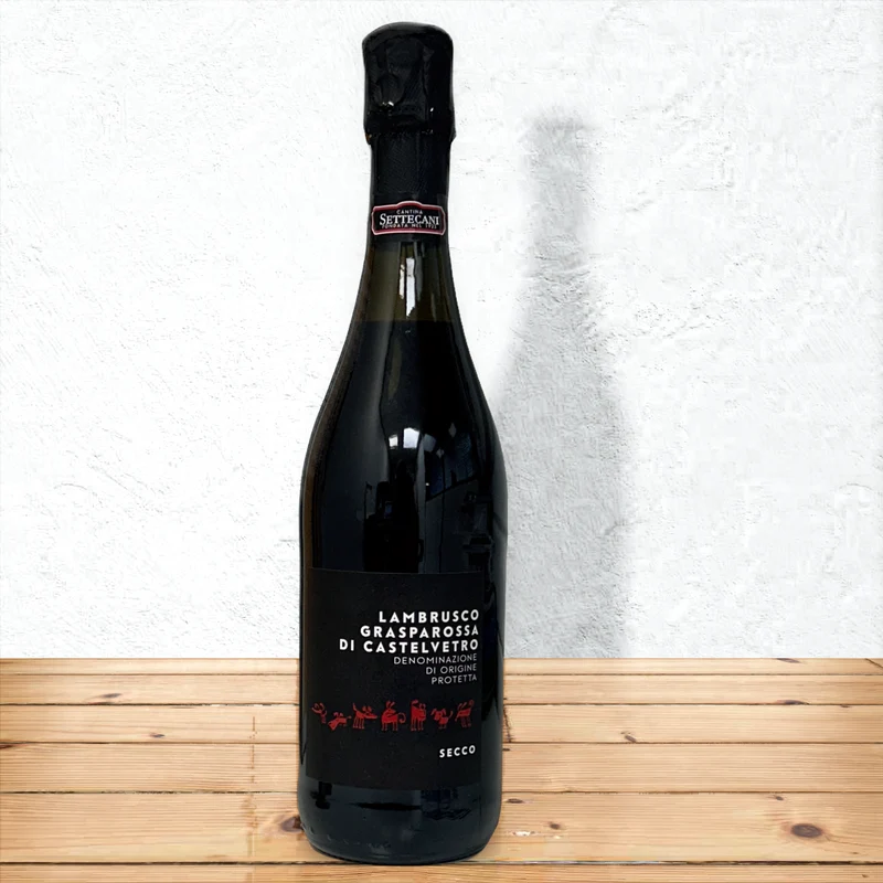 Italie - Lambrusco Grasparossa di Castelvetro secco - Vin rouge pétillant