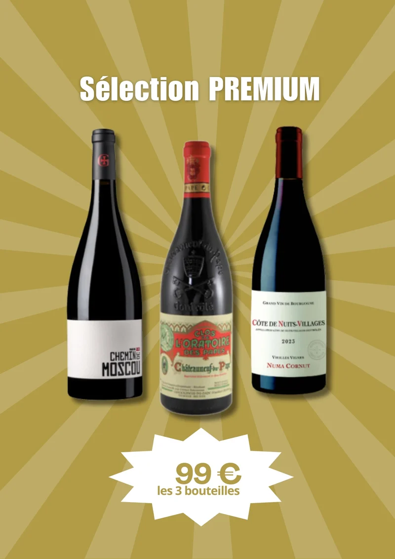 PACK 3 bouteilles "Sélection Premium"