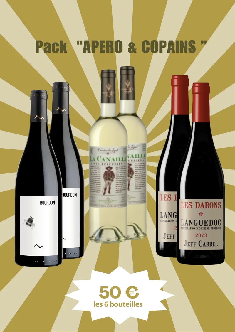 PACK 6 BOUTEILLES "copains et apero"