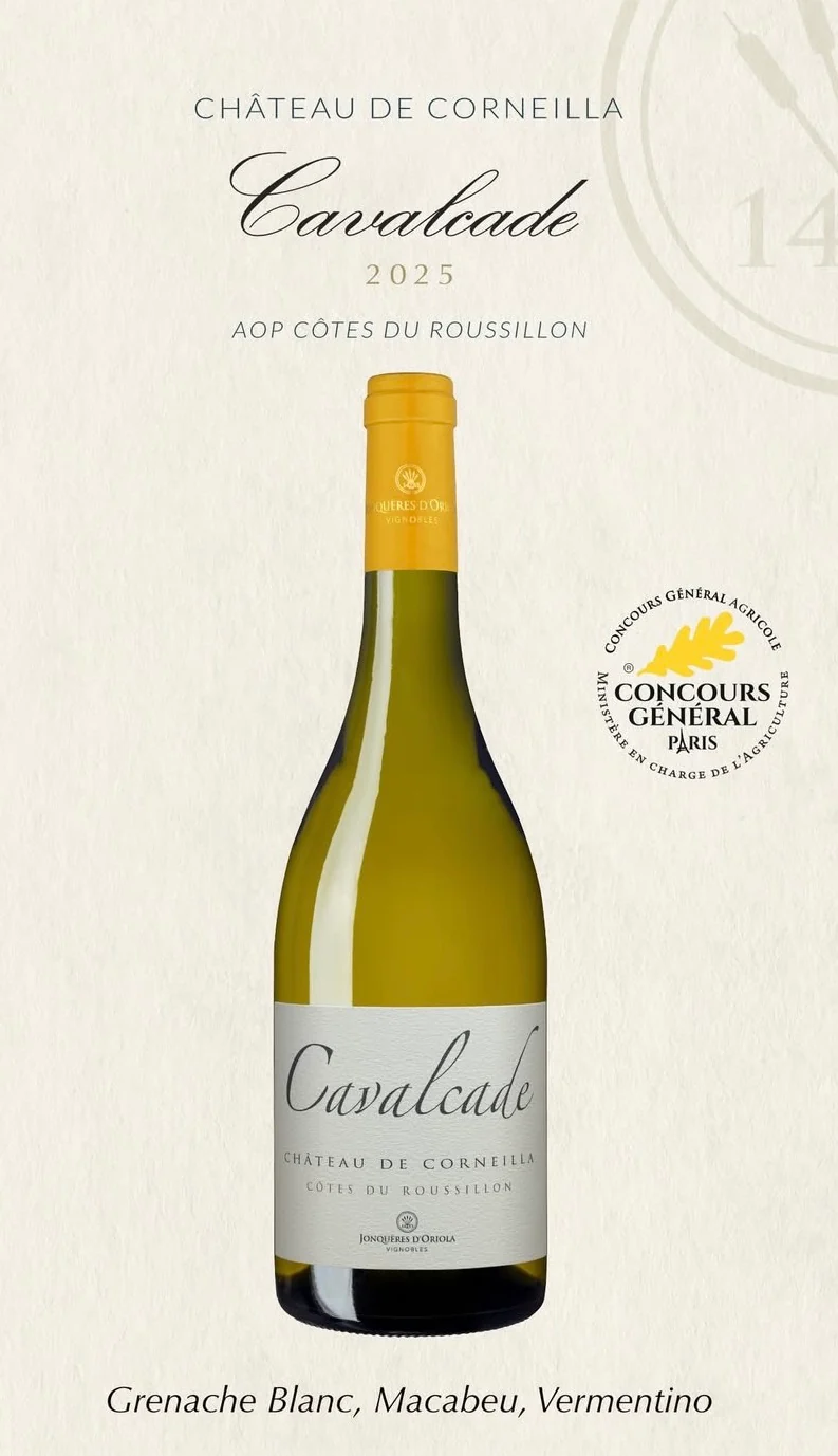 Jonqueres D'Oriola - Château de Corneilla - Cavalcade blanc - Roussillon