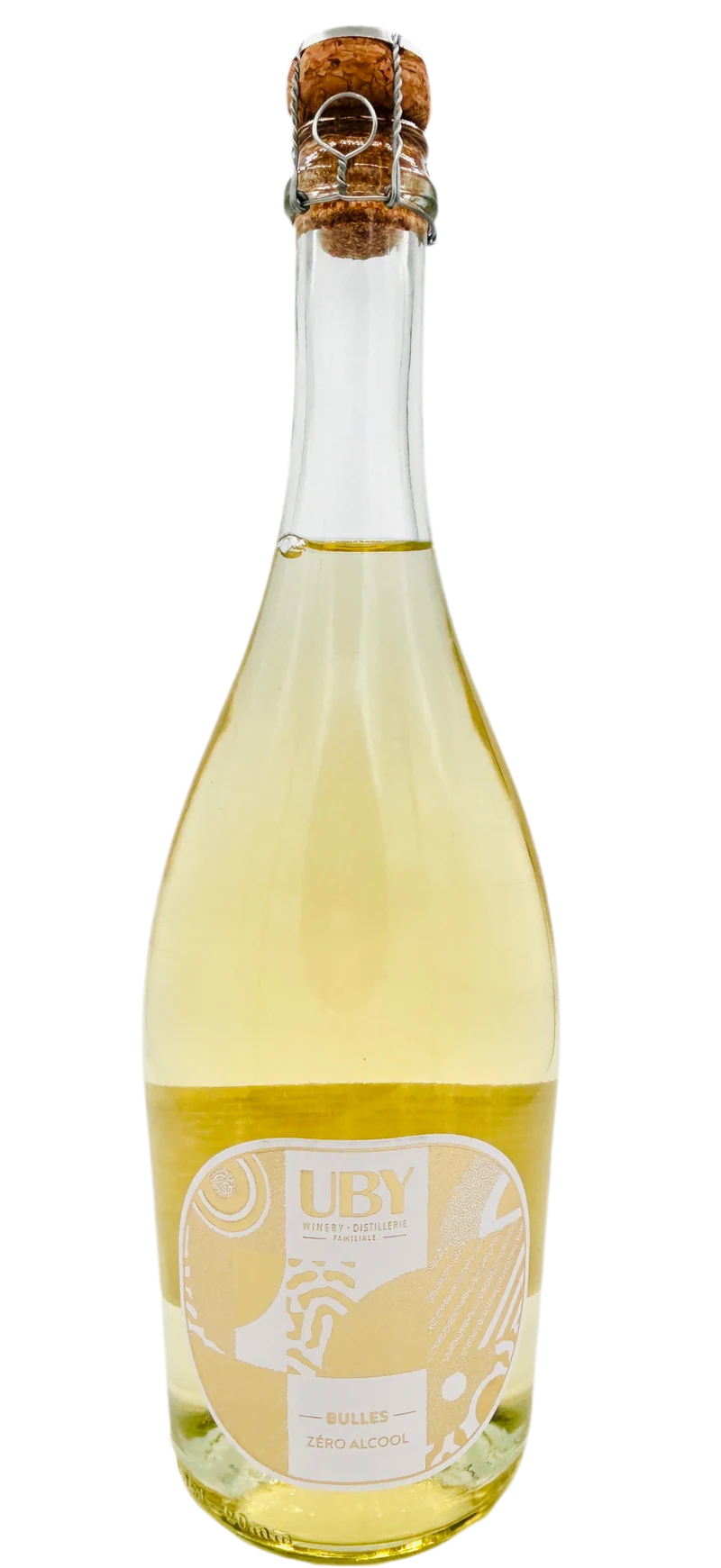 UBY Zéro Alcool - Vin Blanc Pétillant Sans Alcool