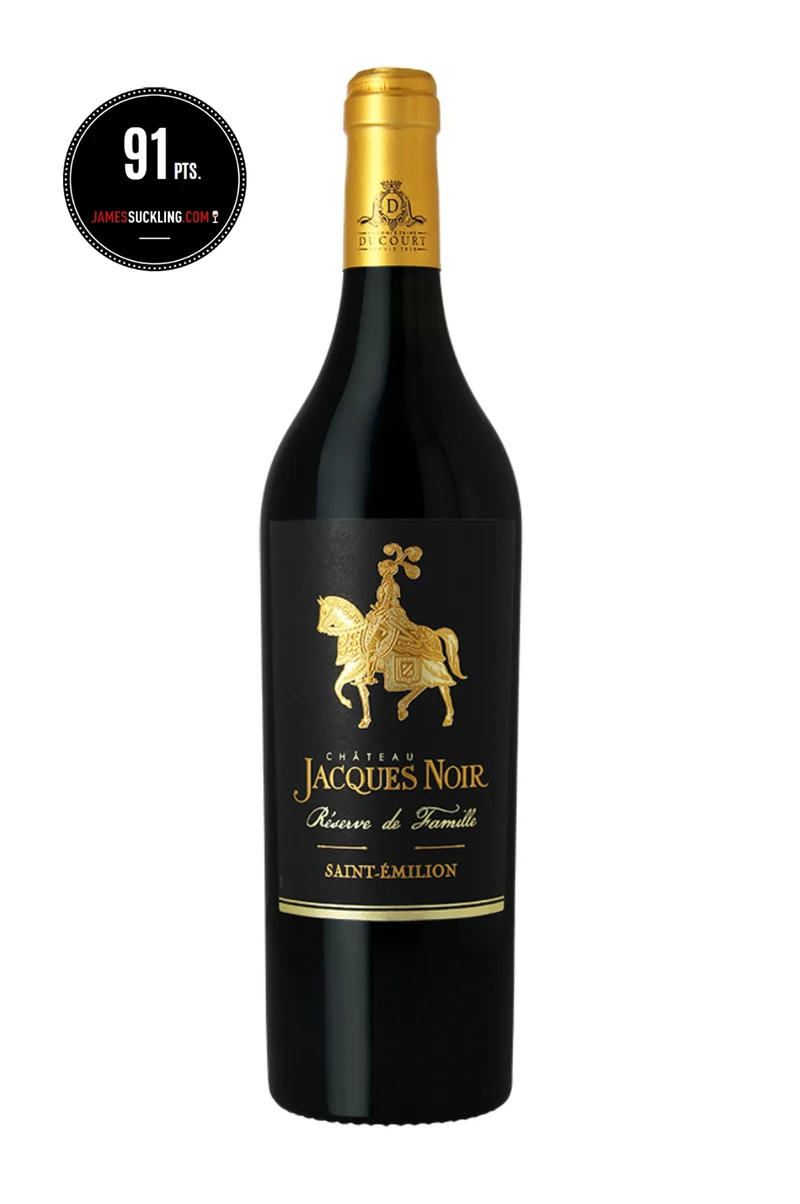 CHÂTEAU JACQUES NOIR - RÉSERVE DE FAMILLE - AOC SAINT EMILION - 2018 - 6 Bouteilles x 30,00€