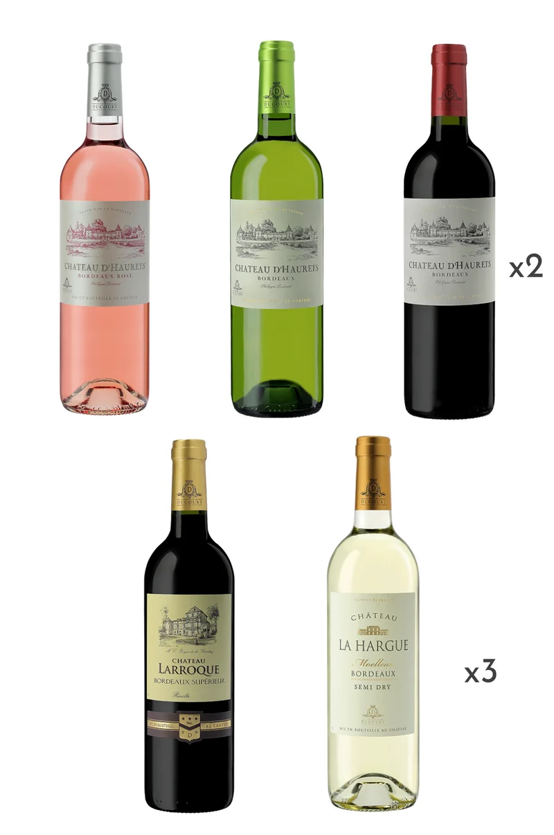 Coffret Découverte "Bordeaux" - 12 bouteilles - 2 cartons de 6 bouteilles