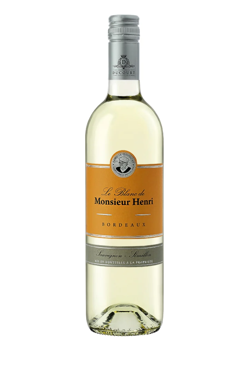 MONSIEUR HENRI BLANC - AOC BORDEAUX - 2025 - 6 bouteilles x 9€