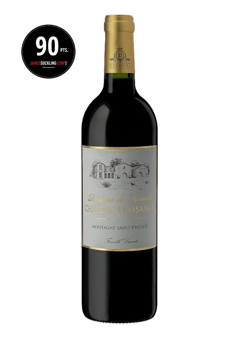 CHÂTEAU PLAISANCE ROUGE - RÉSERVE DE FAMILLE - AOC MONTAGNE SAINT EMILION - 2015 - 6 bouteilles x 19,00€