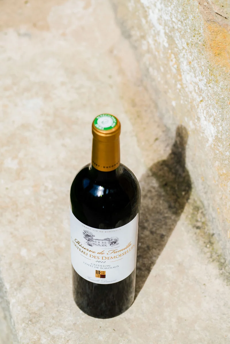 CHÂTEAU DES DEMOISELLES - RÉSERVE DE FAMILLE - AOC CASTILLON COTES DE BORDEAUX - 2016 - 6 bouteilles x 16,00€