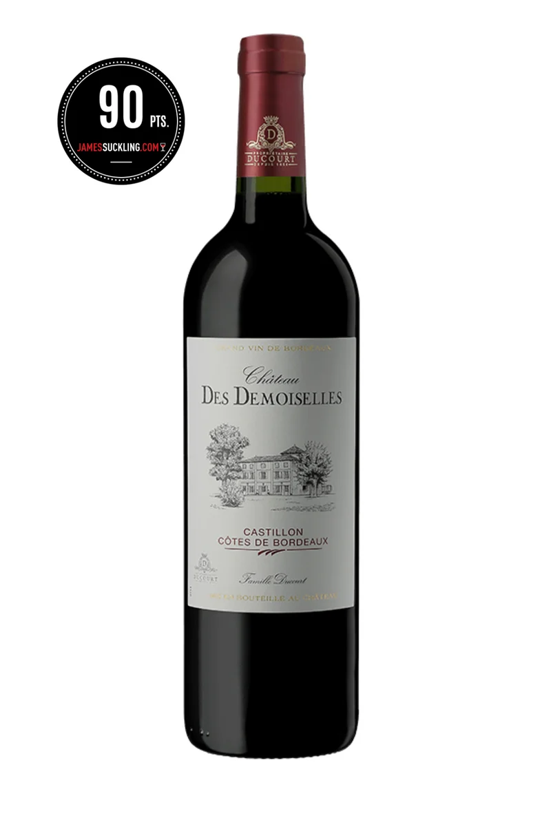 CHÂTEAU DES DEMOISELLES ROUGE - AOC CASTILLON COTES DE BORDEAUX - 2018 - 6 bouteilles x 11€