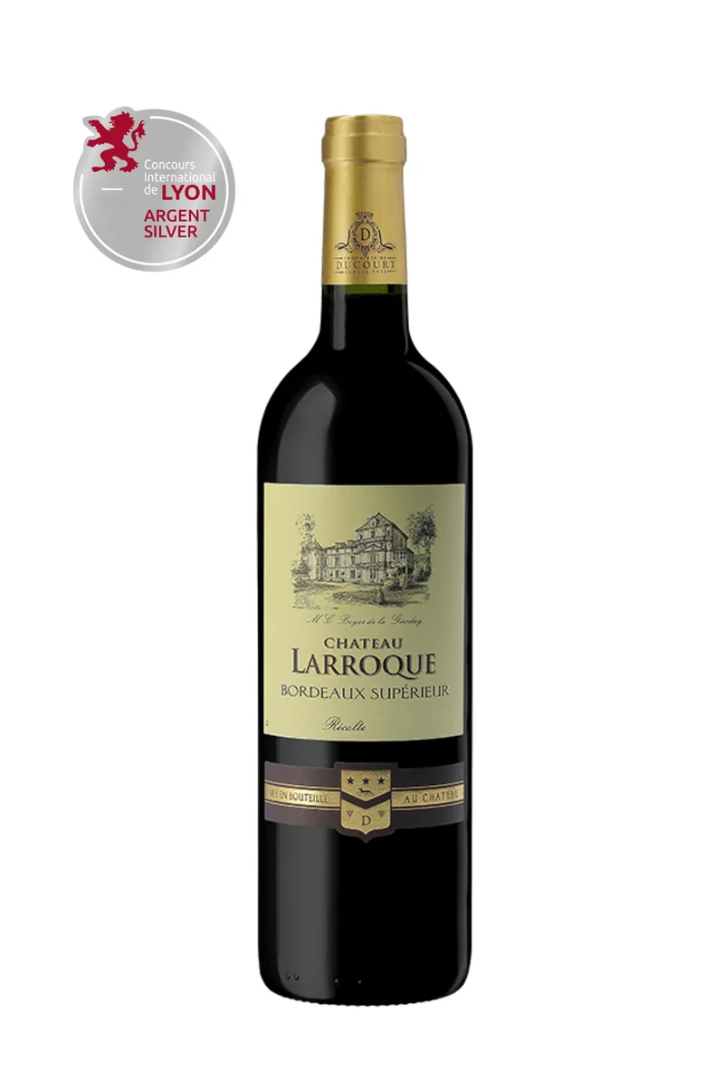 CHÂTEAU LARROQUE ROUGE - AOC BORDEAUX SUP - 2019 - 6 bouteilles x 9,50€