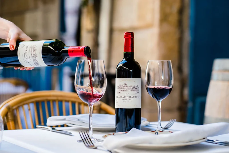 CHÂTEAU D'HAURETS ROUGE - AOC BORDEAUX - 2020 - 6 bouteilles x 8,50€