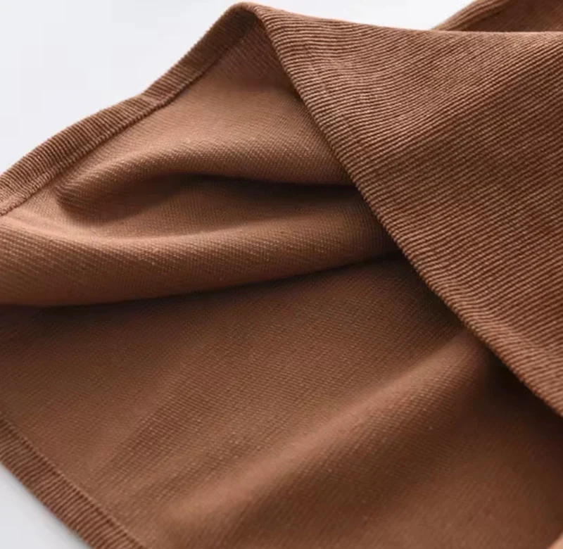 Robe en velours côtelé à volants pour fille – Automne-Hiver