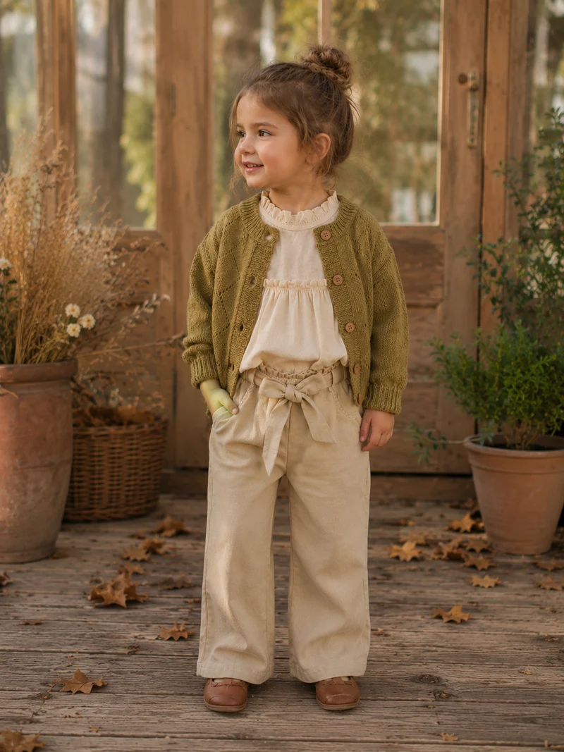 Pantalons Bohèmes Chics pour fille – Automne-Hiver
