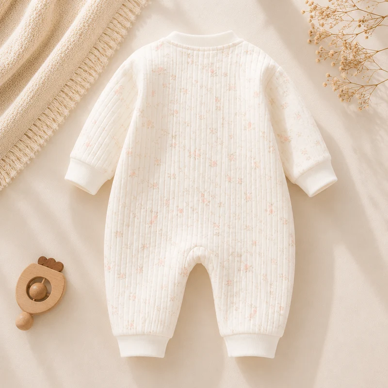 Combinaison unisexe en polaire et coton imprimé animal – Automne-Hiver