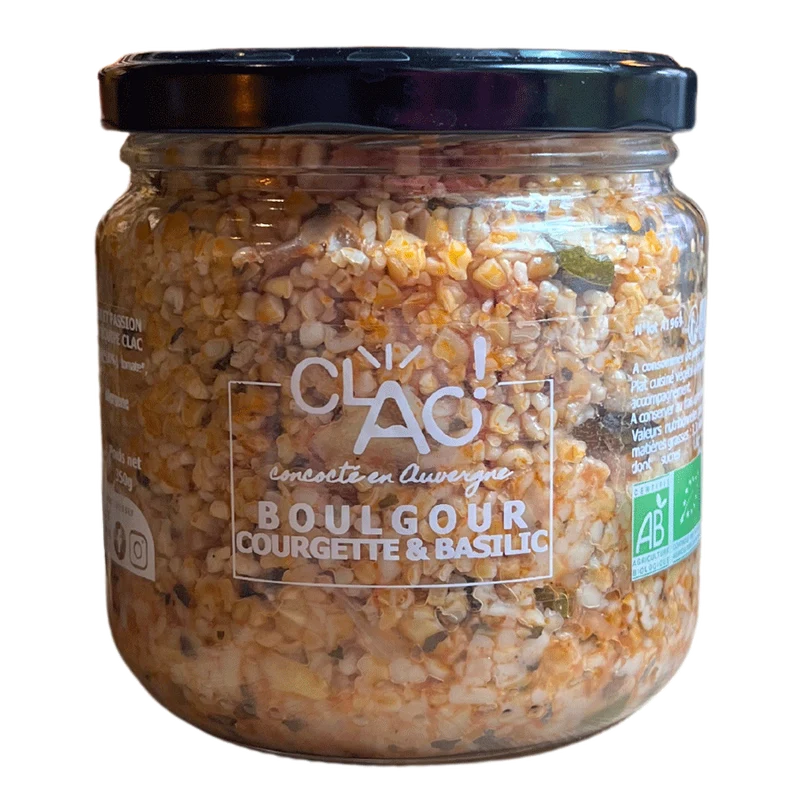 Boulgour Courgettes & Basilic Bio | 350g