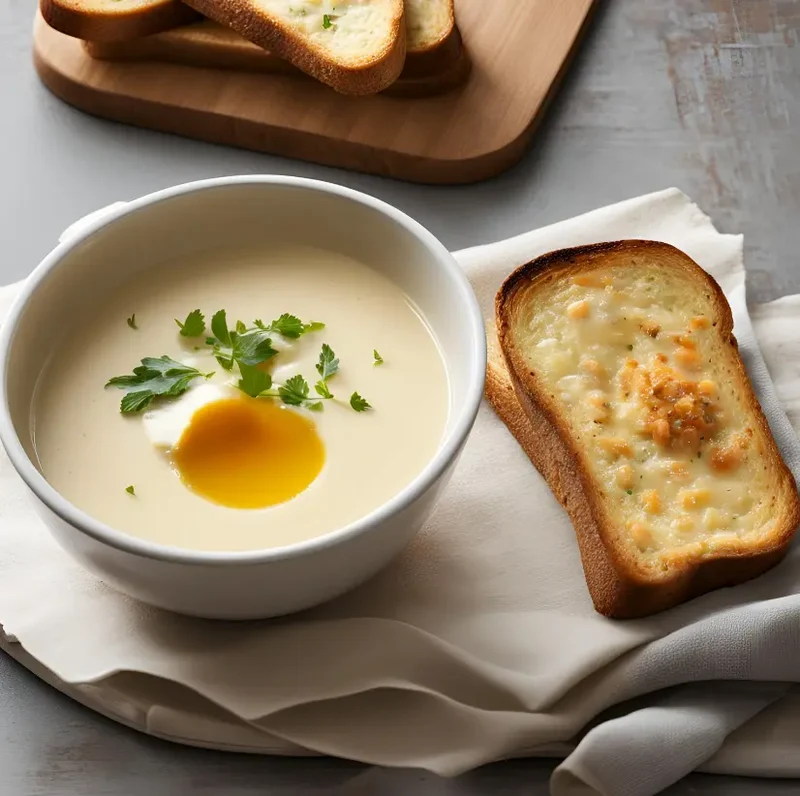 Box " Tourin à l'ail et Tartines de fromage de chèvre au poivre 🥣 " - pour 4 personnes