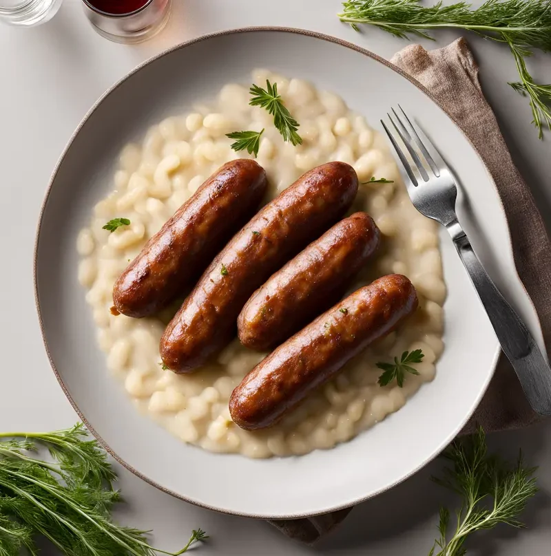 Box " Saucisses de Toulouse et Flageolets 🫘 " - pour 4 personnes