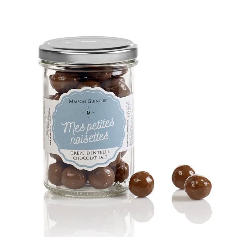Noisettes Lait Feuilletine Pot de 120g