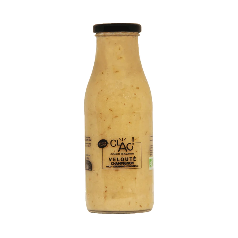 Velouté Champignon Coco Gingembre Citronnelle Bio | 480g
