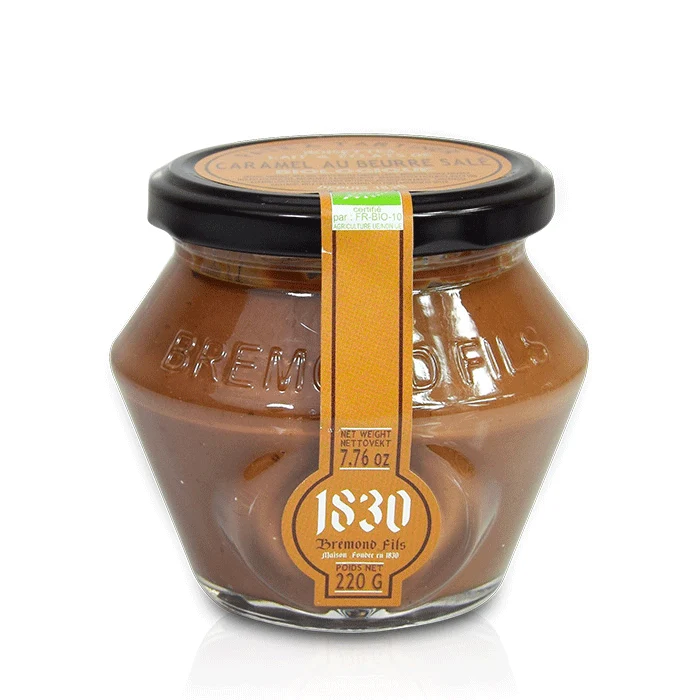 Pâte à Tartiner BIO Noisettes, Lait & Éclats de Caramel Beurre Salé | 220g