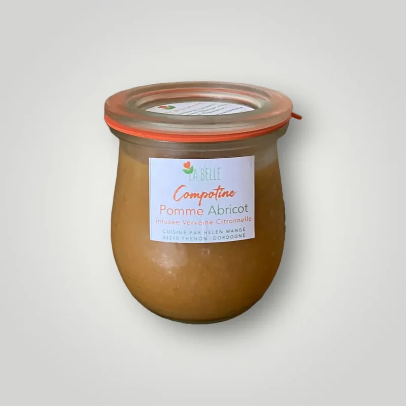 Compotine Pomme - Abricot Verveine - 220 ml