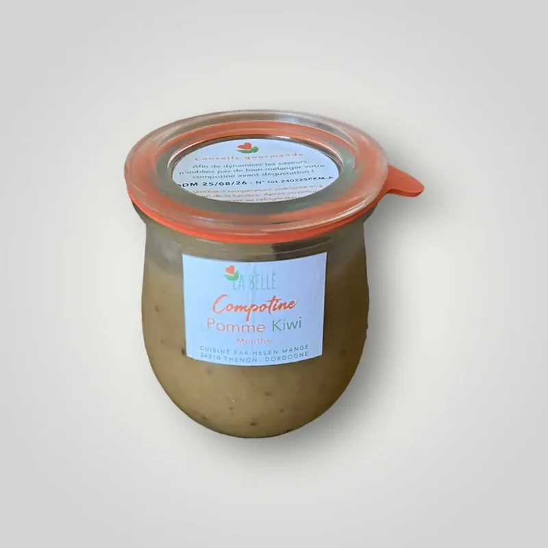 Compotine Pomme - Kiwi Menthe - 220 ml