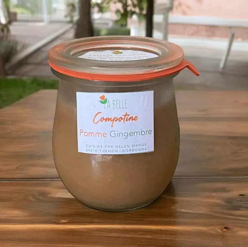 Compotine Pomme - Gingembre - 220 ml
