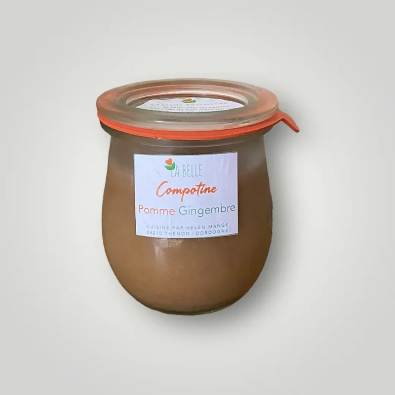Compotine Pomme - Gingembre - 220 ml