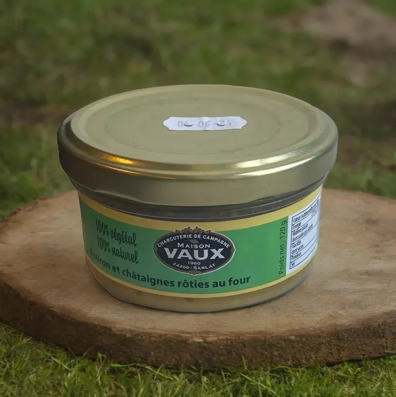 Potiron et châtaignes rôtis au four 120g