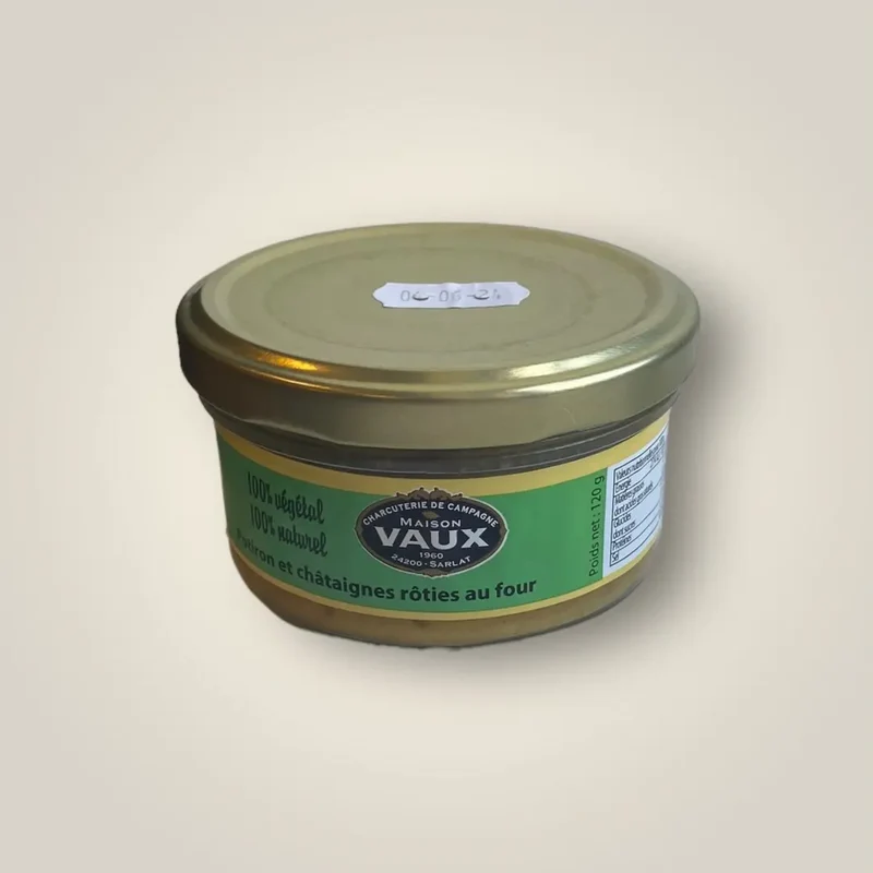 Potiron et châtaignes rôtis au four 120g