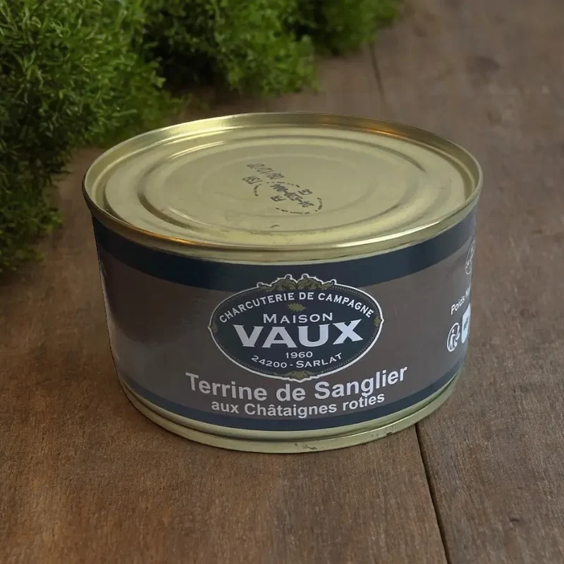 Terrine de sanglier aux châtaignes rôties 200g